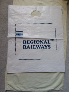 Vintage Promotional Plastic Carrier Bag Regional Railways - Picture 1 of 3