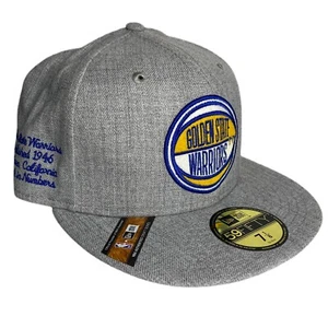 Golden State Warriors New Era 1946 Celebration NBA Draft 59FIFTY Fitted Hat - Picture 1 of 11