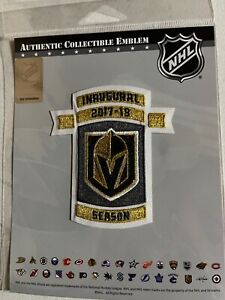 2017 2018 VEGAS GOLDEN KNIGHTS INAUGURAL SEASON PATCH EMBROIDERED GOLD METALLIC