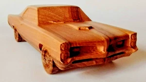 1:16 Pontiac GTO 1967 Wood Car Scale Model Oldtimer Replica Vintage Edition - Picture 1 of 8
