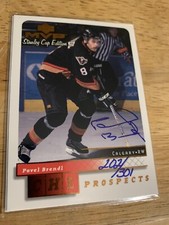 PAVEL BRENDL 2000 UPPER DECK MVP EDITION CHL PROSPECTS AUTO SIGNED  202/301
