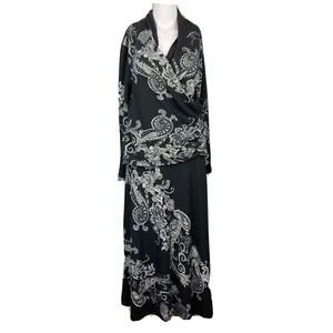 Vestido Sunny Leigh Para Mujer Talla M Conjunto de 2 piezas Maxi Falda Envolvente Conjunto Top Tejido - Imagen 1 de 6