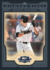 2008 Donruss Threads Diamond Kings Framed Blue #21 Michael Hollimon /50 