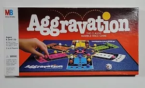 Vintage 1989 Milton Bradley Aggravation The Classic Marble Race Game Complete - Picture 1 of 14