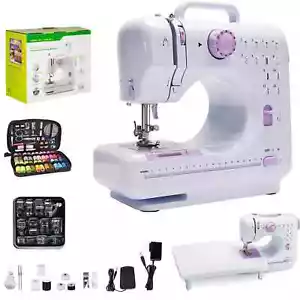 Macchina da Cucire Portatile, Mini Macchina da Cucire Domestica per Principianti Mult - Foto 1 di 9