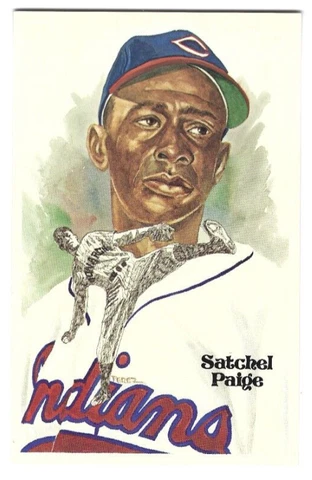 1981 Perez Steele Hall of Fame Postcard #125 Satchel Paige 02501/10000 Cover