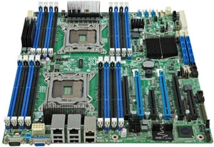 Intel Server-Mainboard C602 2xSocket R (LGA2011), 16xDDR3 S2600CO4 - Neu, Bulk - Bild 1 von 3