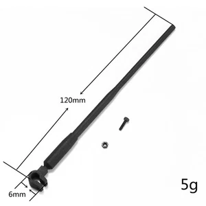 1/10 Antenna Kits for Axial TRX6 G63 6x6 SCX10 TRX4 G500 4x4 RC4WD D90 D110 Car - Picture 1 of 11