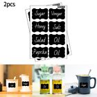 Peel and Stick Spice Jar Labels Ideal for Kitchen Organization 2 Sheets