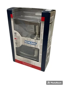 NEW SCHLAGE FA51 V MER 619 Merano Palanca Llave Bloqueo de Entrada, Níquel Satinado - Imagen 1 de 4