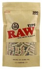 RAW Natural Unrefined Pre-Rolled Roach Tips Rolling Perfecto Roach - BAG OF 200