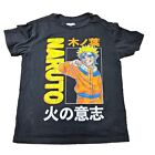 T-shirt młodzieżowy Naruto Medium 8 czarny nadruk graficzny japońskie anime viz media M7a