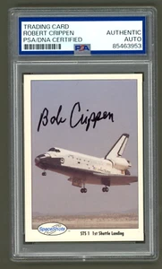 Robert Bob Crippen Signed 1990 Space Shots Card #55 (PSA) NASA Astronaut Pilot - Picture 1 of 2