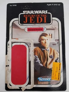 Kenner Star Wars Return of the Jedi ROTJ General Madine 65 Card Back Unpunched - Picture 1 of 14