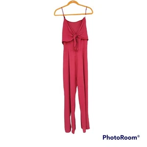 Active USA Women's Strapless Jumpsuit Women's Medium Red - Picture 1 of 6