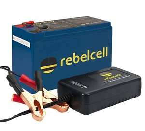 Rebelcell Lithium Ionen Akku 12V18 Ah + Ladegerät für Ihr Echolot - Bild 1 von 4