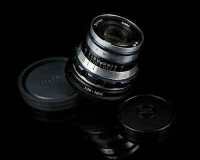 Soviet lens INDUSTAR-61 (2.8 / 53 mm) Copy Leica Mount M39 - SONY E NEX - Image 1 of 4