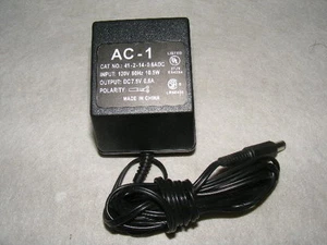 AC-1 AC Adaptor Power Supply model 41-2-14 /7.5 volts -0.6ADC - Picture 1 of 3
