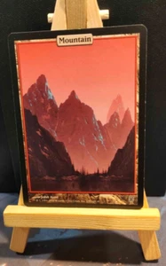 Mountain Full Art Land - Unhinged - Excellent/LP - MTG - Picture 1 of 3