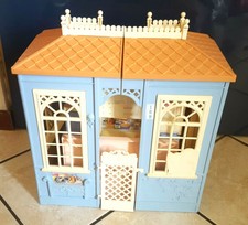 MATTEL BARBIE 1998 CASA BLU COTTAGE VINTAGE HOUSE