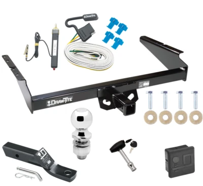 Engate de reboque para 90-05 Chevy Astro GMC Safari corpo estendido com trava de bola de fiação - Imagem 1 de 4