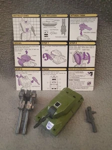 Vintage Transformers G1 Brawl 100% completo con scheda* Bruticus Combiner 1986 carro armato - Foto 1 di 13