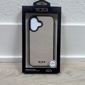 TUMI Coque Housse de Protection pour Apple iPhone 16 Beige MagSafe - Photo 1 sur 4