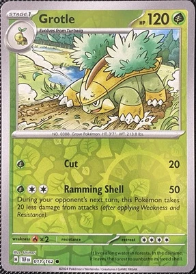 Grotle 011/162 SV05: Temporal Forces Reverse Holo - Pokémon Card - Image 1 of 2