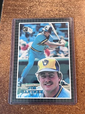 1985 Donruss Baseball Action All-Stars 3 1/8 x 5 # 2 Jim Gantner - Image 1 of 2