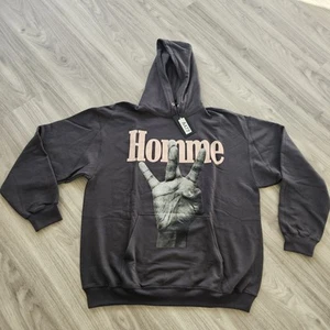 Homme + Femme Twisted Fingers Sweatshirt Hoodie Erwachsene Grün Gr. XLarge XL Neu - Bild 1 von 6