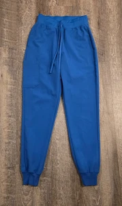 Mandala Equa-Tek Damen Gummibund Blau Medical Scrubs Hose Größe XXS - Bild 1 von 12