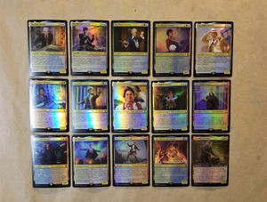 MTG Doctor Who FOIL Set of 15 Legendary Creatures (NM/MINT) One of Each Doctor! - Picture 1 of 5
