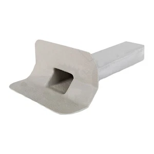Borde de salida de pared/parapeto GRP. 100mm y 150mm disponibles. Resistente - Imagen 1 de 1