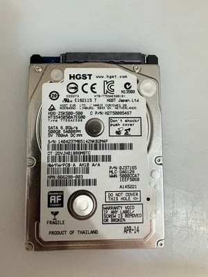 HGST HTS545050A7E680 500GB 5400RPM HDD Hard Drive - Image 1 of 2