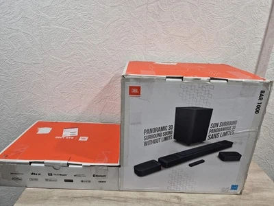 JBL - BAR 1000 7.1.4 声道条形音箱 带可拆卸环绕扬声器 - 黑色 — 第 1/4 张图片