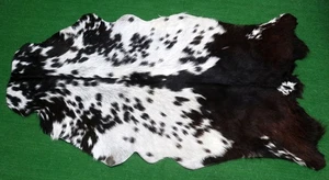New Goat hide Rug Hair on Area Rug Size 44"x24" Animal Leather Goat Skin G-404 - Picture 1 of 3