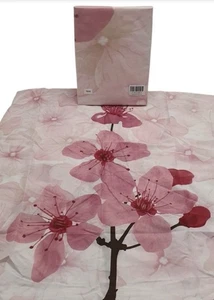 Bettwäsche 135x200 80x80 cm 4-teilig Mikrofaser Blume Rosa Neu - Bild 1 von 3