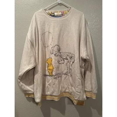 Nuevo sin etiquetas Disney Parks Clásico Winnie the Pooh Christopher Robbin Reversible XXL Foto 1 de 4