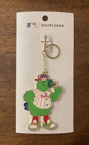 MLB Authentic Philadelphia Phillies Phanatic Keychain by Baublebar *Brand New* - Picture 1 of 2