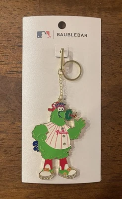MLB Authentic Philadelphia Phillies Phanatic Keychain by Baublebar *Brand New* - Image 1 of 2