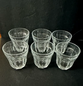 Pasabahce Palaks Rocks Whiskey Glasses Set of 6 Turkish Clear 10-Panel 9-10 oz - Picture 1 of 7