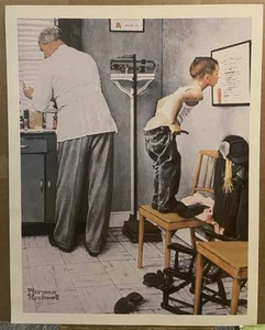 Norman Rockwell "Before The Shot" 11x14 Matted Print Unframed - Picture 1 of 2