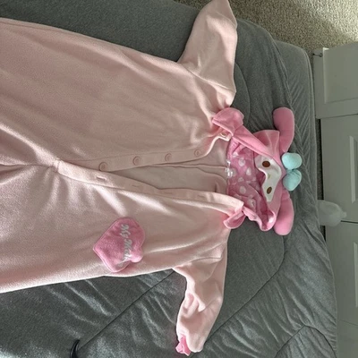 SAZAC Sanrio My Melody Kids Costume Fleece Kigurumi Cosplay 130 110 - Image 1 of 3