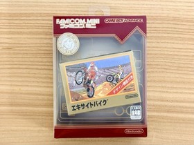 Excite Bike Famicom Mini Box with Manual - Retro Nintendo Game Used