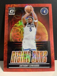 Anthony Edwards 2024-25 Panini Donruss Optic Basketball Rising Suns Red Scope - Bild 1 von 2