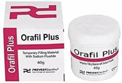 PREVEST DENPRO ORAFIL PLUS Temporary Filling Matrial 40 GM Jar Free and Fast Shipping Worldwide