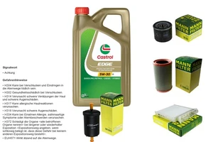 MANN Inspektionspaket 5L CASTROL EDGE 5W-30 C3 für Renault Twingo II 1.2 - Bild 1 von 12