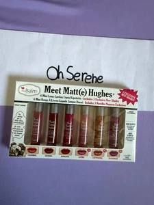 theBalm Meet Matte Hughes 6 mini long lasting liquid lipsticks - Picture 1 of 2