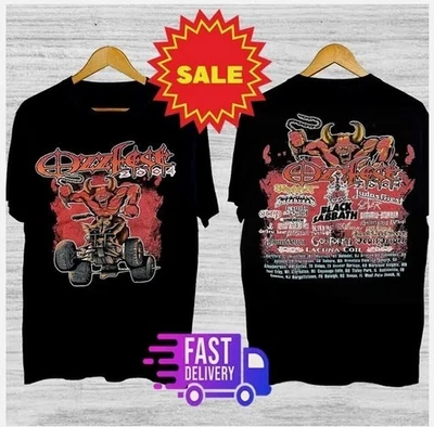 Ozzfest 2004 tour T Shirt, 2 sided ,graphic  Gift for Friend All Size S-4XL - Image 1 of 4