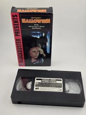 John Carpenter's Halloween Blockbuster Presents Edition VHS Jamie Lee Curtis - Image 1 of 4